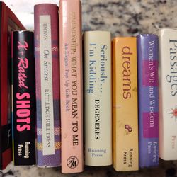 Pocket sized books all different