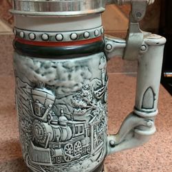 AVON AGE OF THE IRON HORSE 1982 Stein