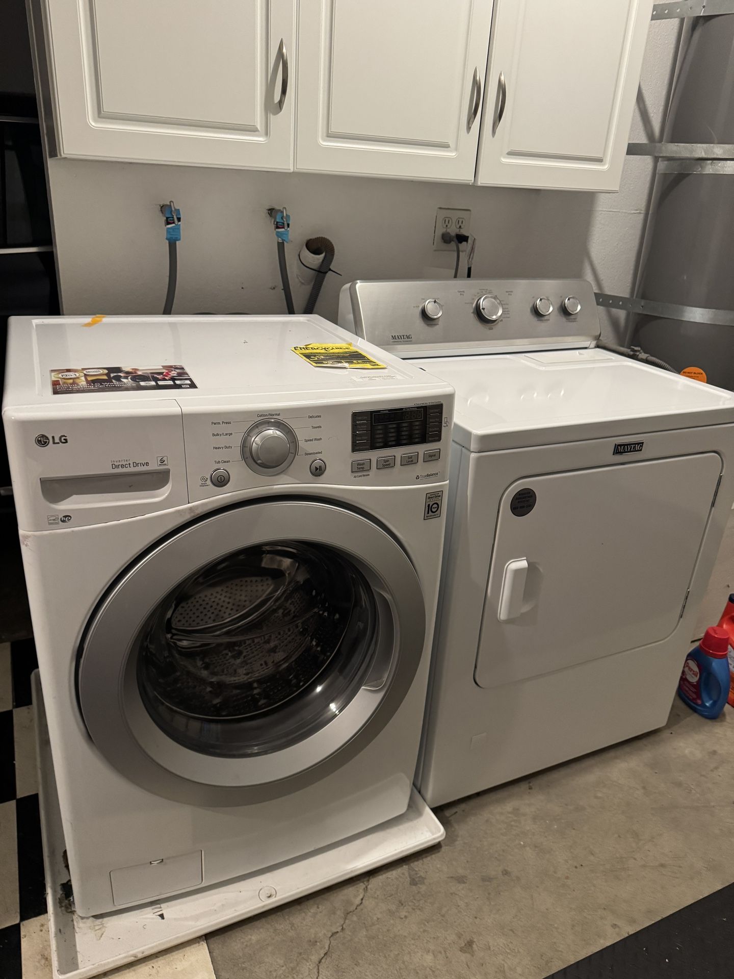 LG Front-Load Washer + Maytag Electric Dryer – Great Condition! 💥