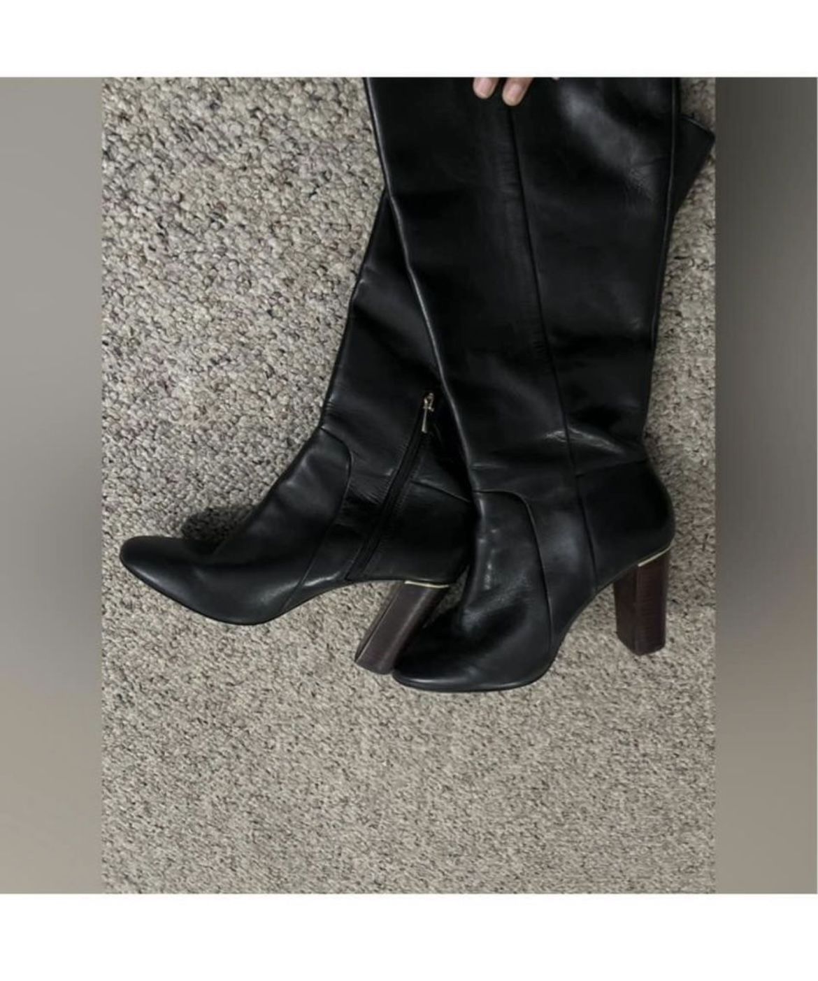 Banana Republic Black Leather Boots 
