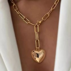  Fashion Gold Plated Heart