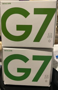 2 New Dexcom G 7 glucose monitor patches