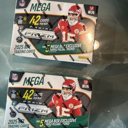 2025 Panini Prizm NFL Football Mega Box 