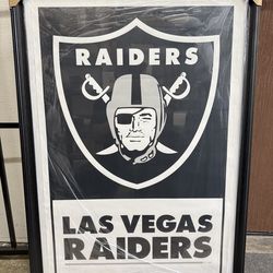 NFL Las Vegas Raiders Framed Posters