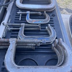 C CLAMS USED GOOD CONDITION 