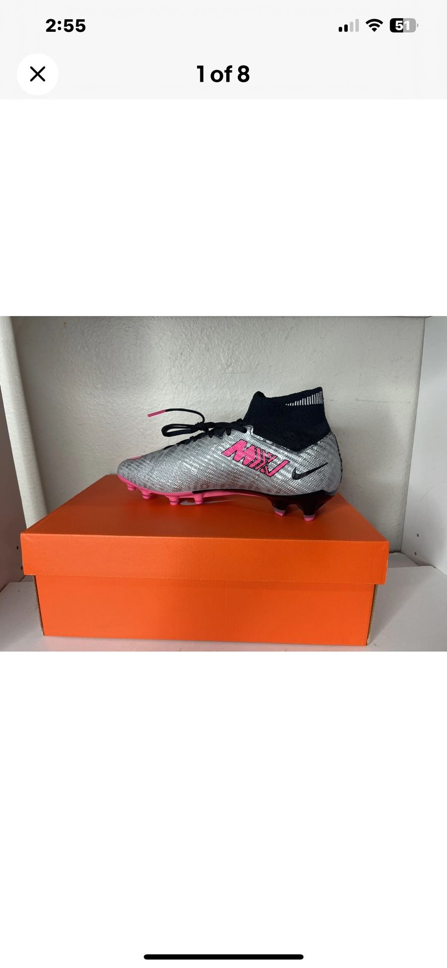 Size 8 Men Nike Zoom Superfly 9 Elite “25th Anniversary” AG-PRO FJ2968-060