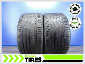 2 CONTINENTAL PREMIUMCONTACT 6 XL 315/30R22 USED TIRES 70% LIFE NO PATCH 3153022