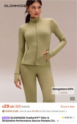 Glowmode olive green size XL