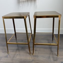 Gold Bar Stools 