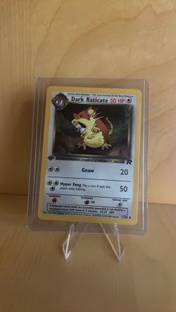 First Edition Dark Raticate - Team Rocket Pokemon Card