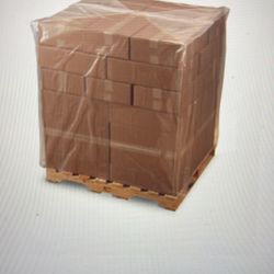 Clear Plastic 2 Mil Pallet Covers 48x44x80 75pcs