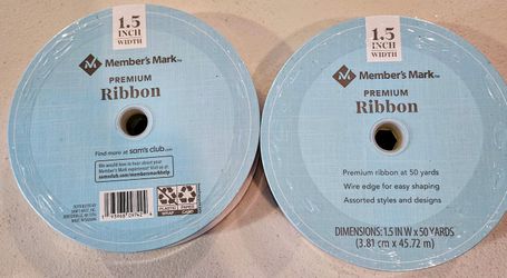 1.5" Wide X 50 Yards Wire Ribbon 