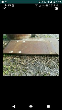 Highway dot plate (1) 6' x 10' x 1"