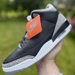 Jordan 3 Black Cement 