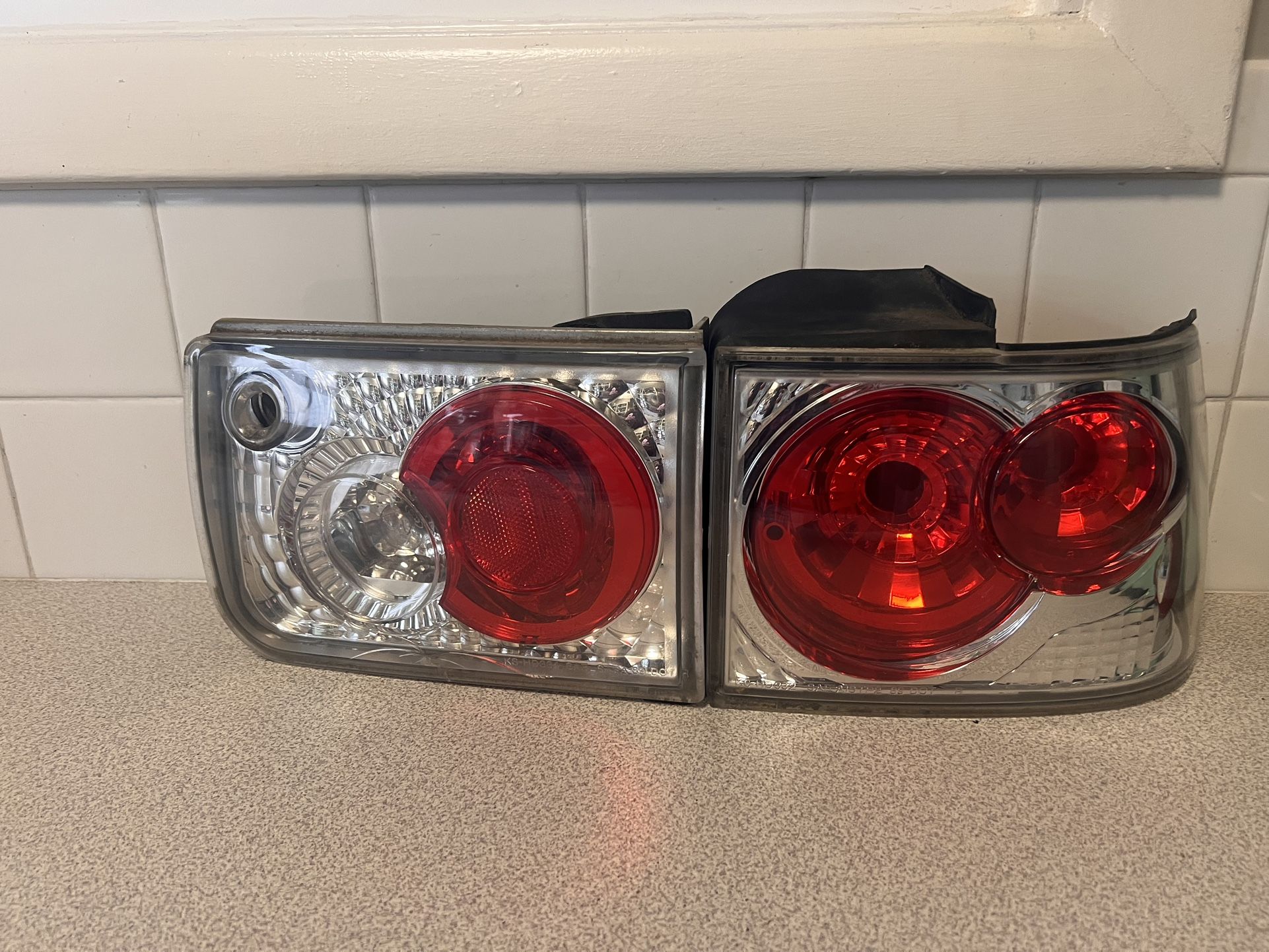 1992-93 Honda Accord Updated Taillights And Nose Mask.