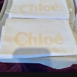  Authentic  CHLOE DUST BAGS FOR SHOES Or Small Wallets 