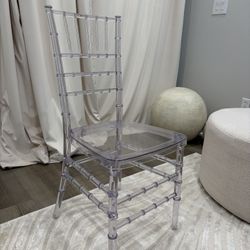 CHIVARI Clear Chairs 13 For SALE