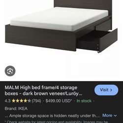IKEA malm bed frame