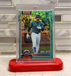 Topps Baseball 2026 Series  2 Juan Soto New York Mets #600 Aqua Foil Parallel
