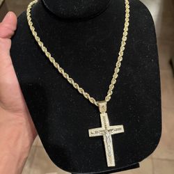 20” Real Gold Chain W/Pendant $1600