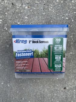 Kreg Protec-Kote 2" Deck Screws 700 Count SDK-C2W-700
