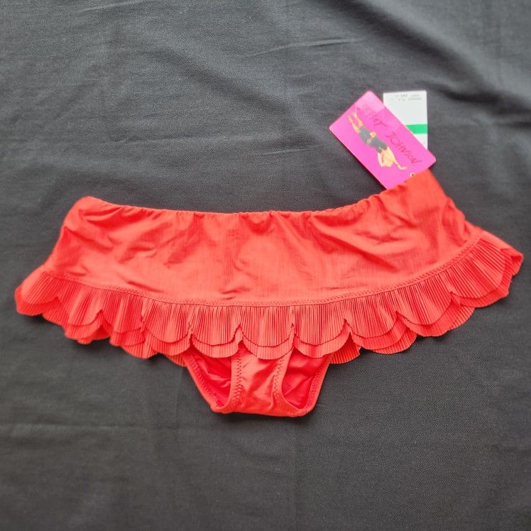 Betsey Johnson Skirted Swimsuit Bikini Bottom