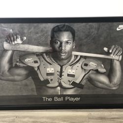 Bo Jackson Nike The Ballplayer Poster In Frame
