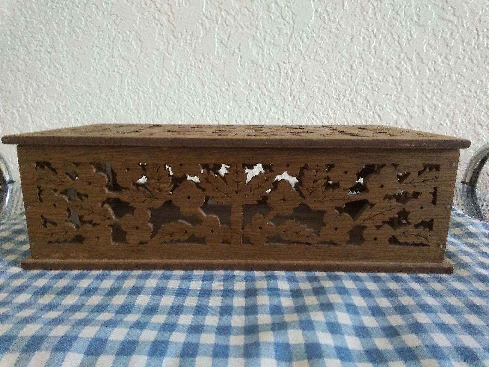 Scrolled novelty wood box