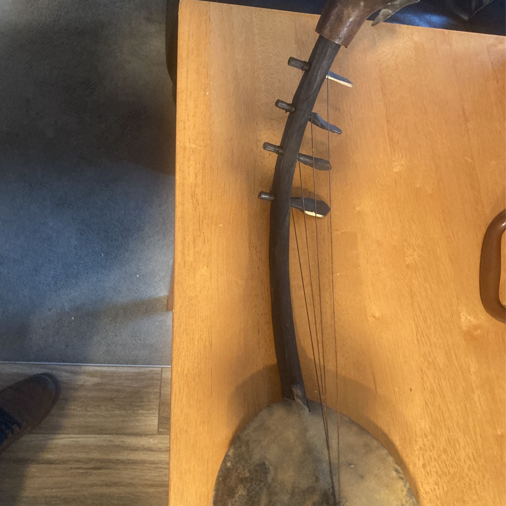 African Folk Art Antique 4String
