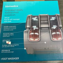Homedics deluxe foot and calf massager with heat