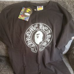 🤩brand New Cromeheart Bape Shirt L