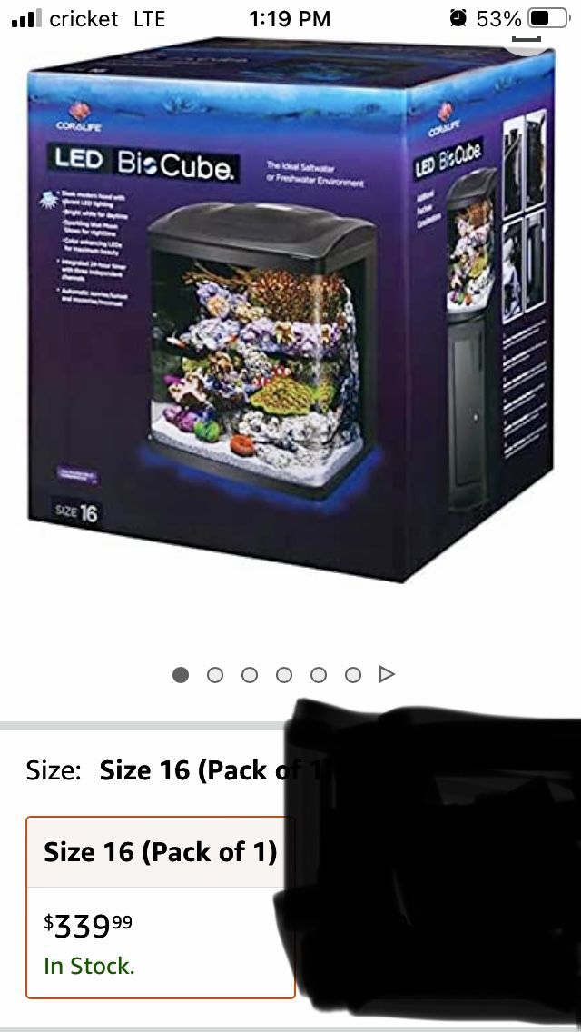New Led Version T16 gallon Biocube w/ Lstand and Extra A