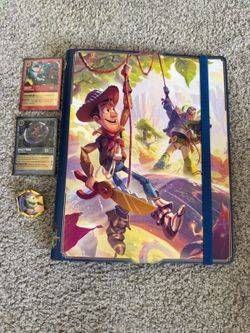 Disney Lorcana Costco Exclusive Wilds Unknown Promo Cards Pins and Binder