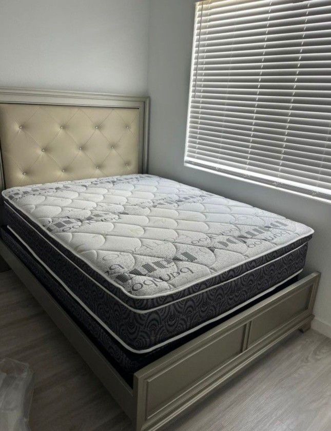 NEW MATTRESS FULL SIZE PILLOW-TOP WITH BOX SPRING 