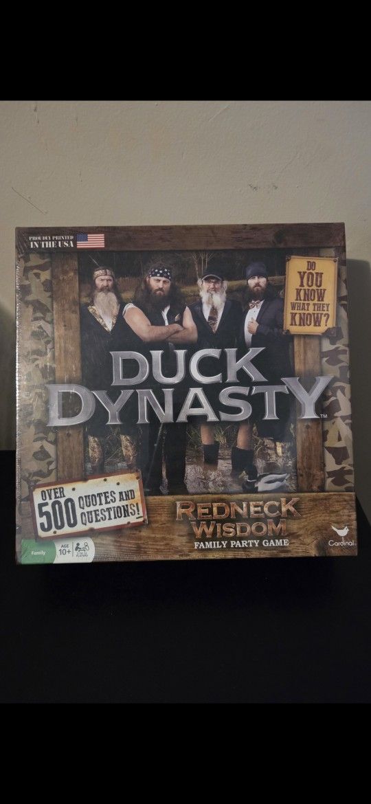 New Sealed- DUCK DYNASTY Board Game