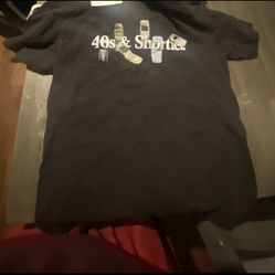40s & Shorties Black Graphic T-Shirt