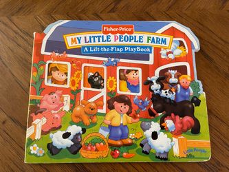 Vintage Fisher-Price My Little People Farm - A Lift-the-Flap Book