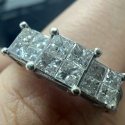 1ct Diamond 14kt White Gold Wedding Ring