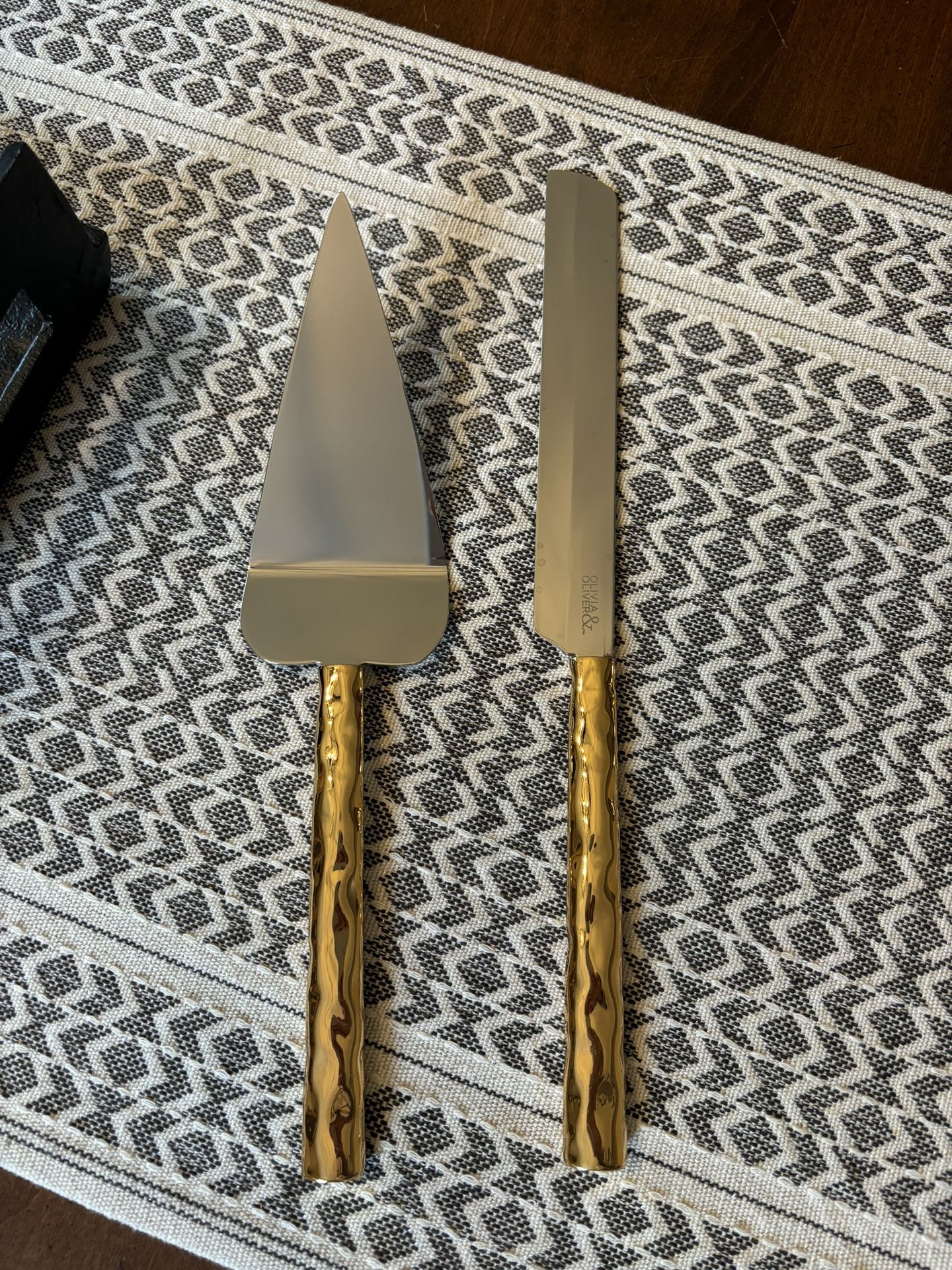 Wedding Cake Knife & Server Set