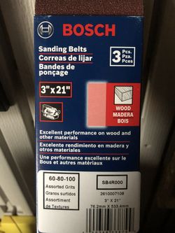 Bosch Sanding Belts (5 Packs)