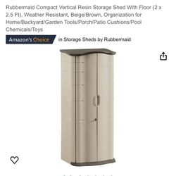 Exterior Rubbermaid Storage Shed