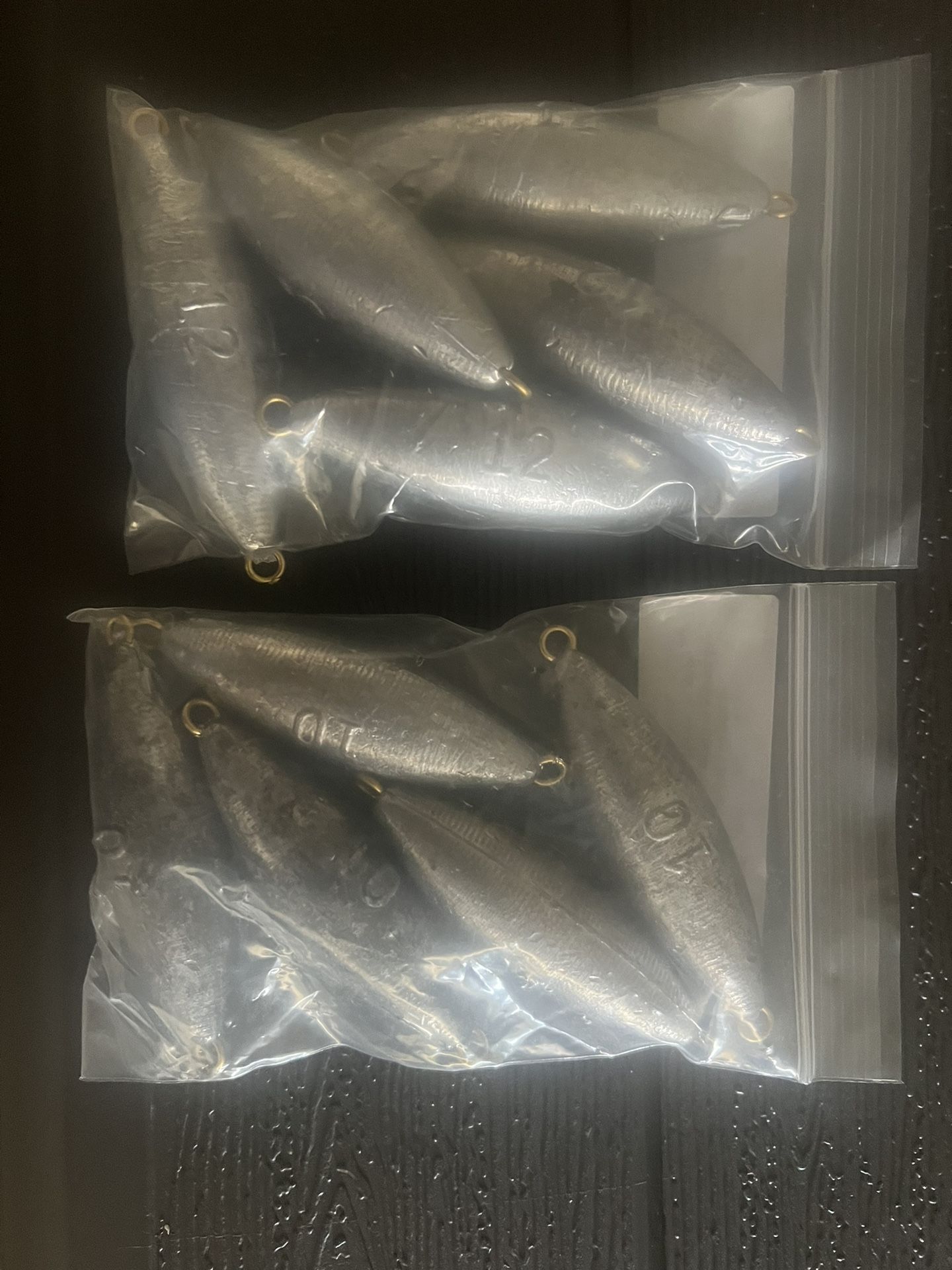 Torpedo Fishing Sinkers Set Of 10 Cr