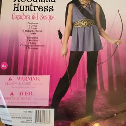 Girls Woodland huntress, Halloween costume.