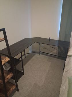 Gaming or Office setup Desk with shelve Combo
