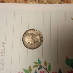 1967 rare error collectable quarter!