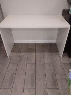 White IKEA Desk
