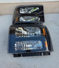 99-04 Ford F250 F350 F450 F550 Headlights Luces Micas Calaveras Faros Faroles Focos Headlamps