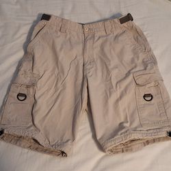 ARIZONA 32/30 KHAKI CARGO SHORTS