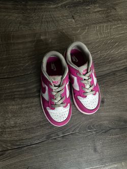 Nike Dunk Low Toddler Sneakers Pink White