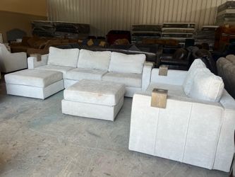 Fabric living rooms sets
